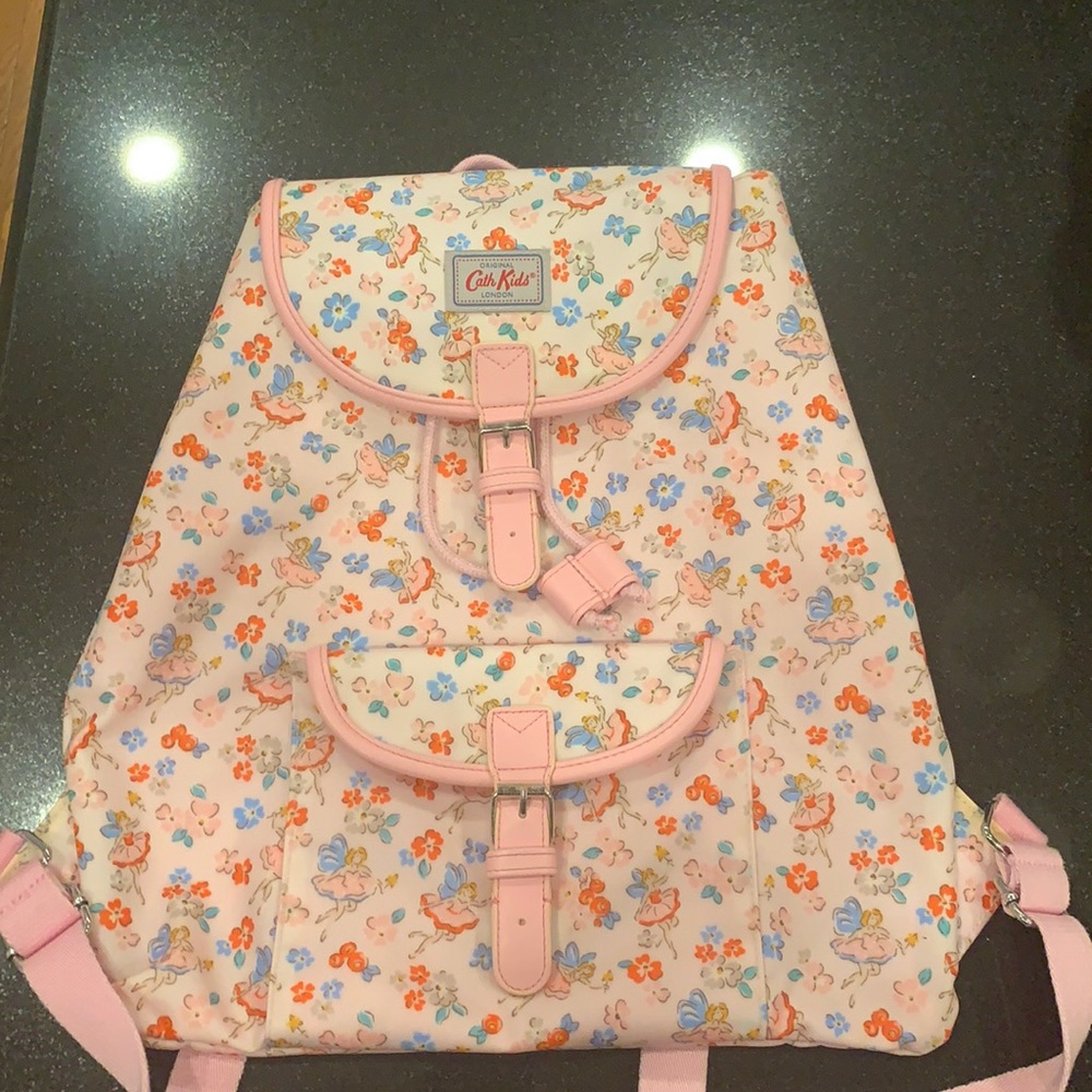 Girls Cath Kids Backpack in fairy/floral print